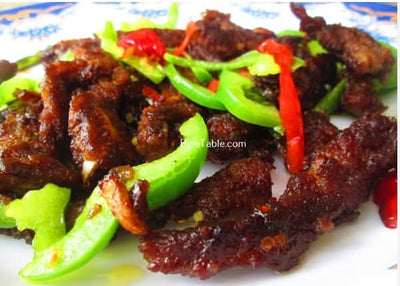 CHILLY BEEF (DRY)
